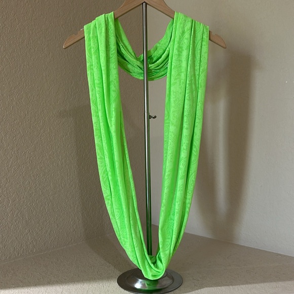 Neon Green Lightweight Infinity Scarf - Picture 1 of 5